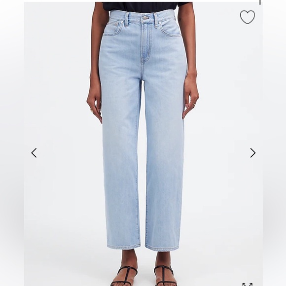 NWT Madewell The Perfect Vintage Wide Leg Crop Jean 33 - Picture 2 of 13
